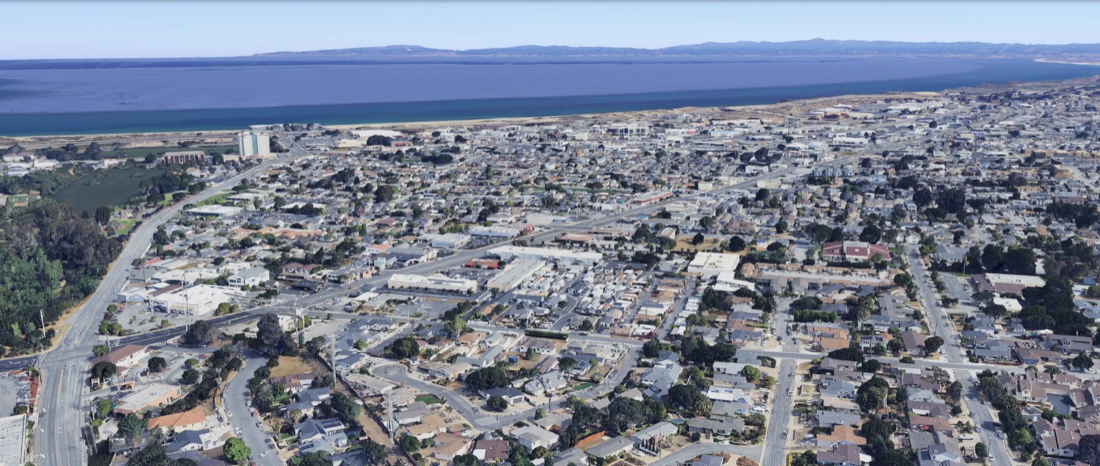 The Google Earth screenshot