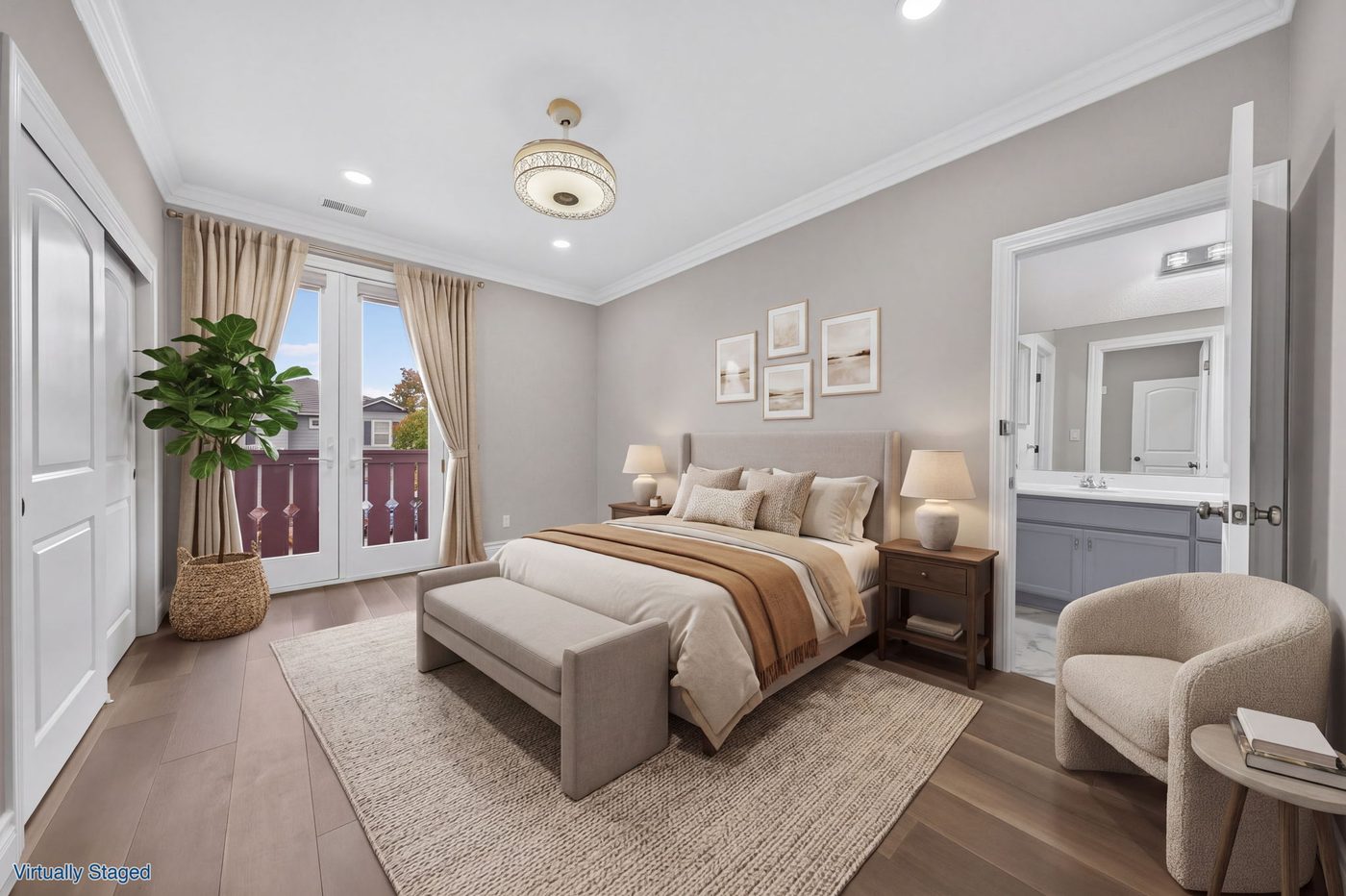Virtual staging