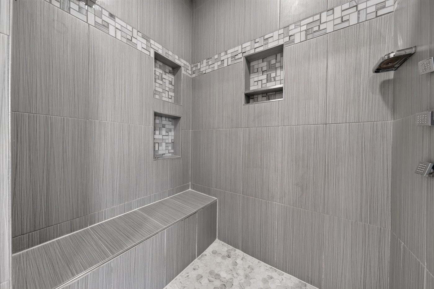 The shower, added to the mix