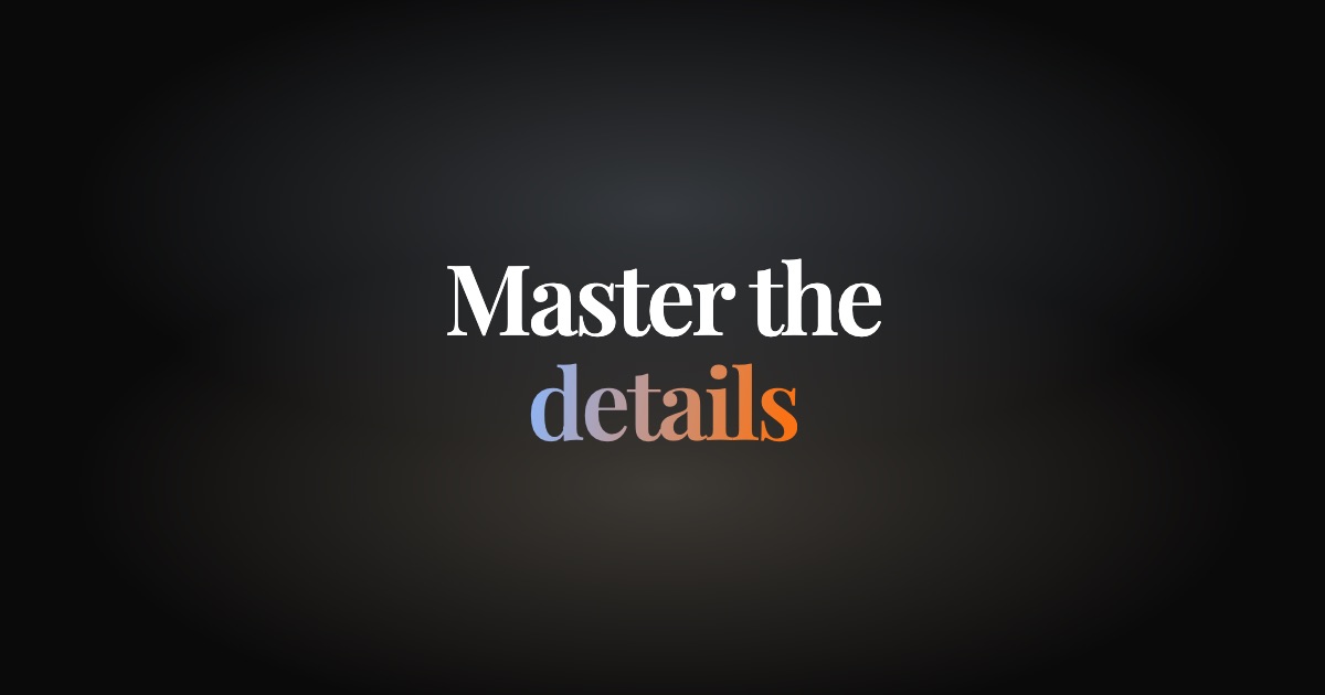 General Tips