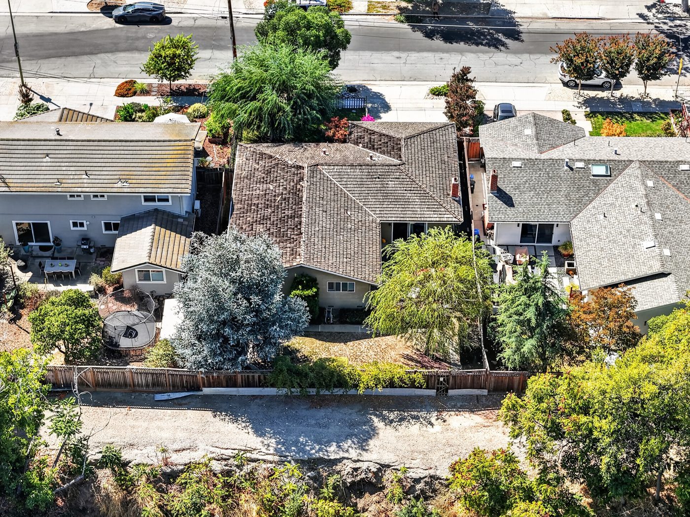 Every aerial you sent of an average home with nothing much around it: 21. Six or seven is the most it needs. My call on each one I talked about is under it.