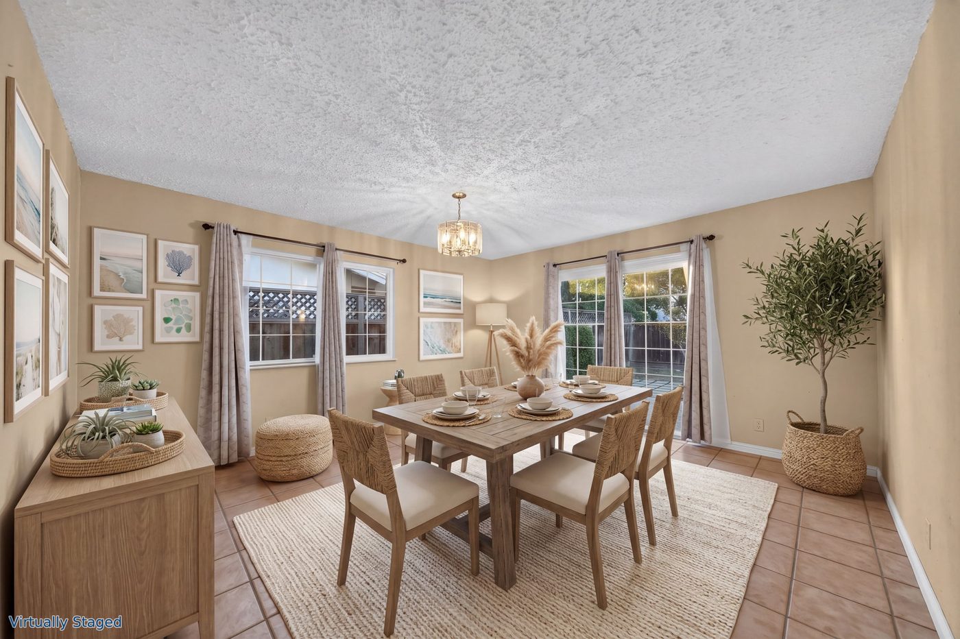 Good: living room A, staged