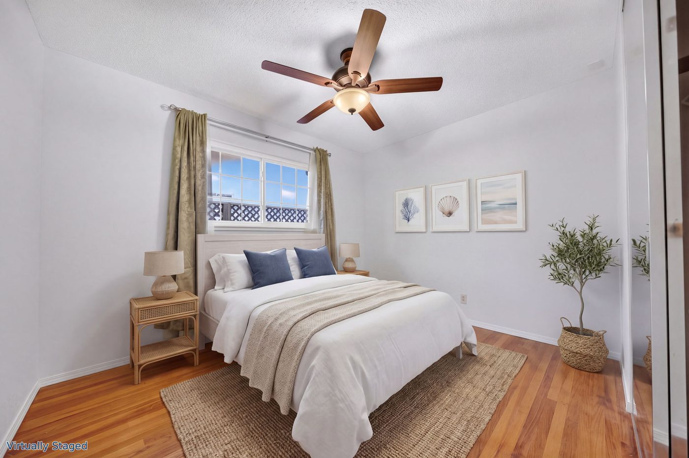 Good: bedroom 1, staged